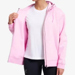 RVRC Full-zip Hoodie Damen Bright Pink