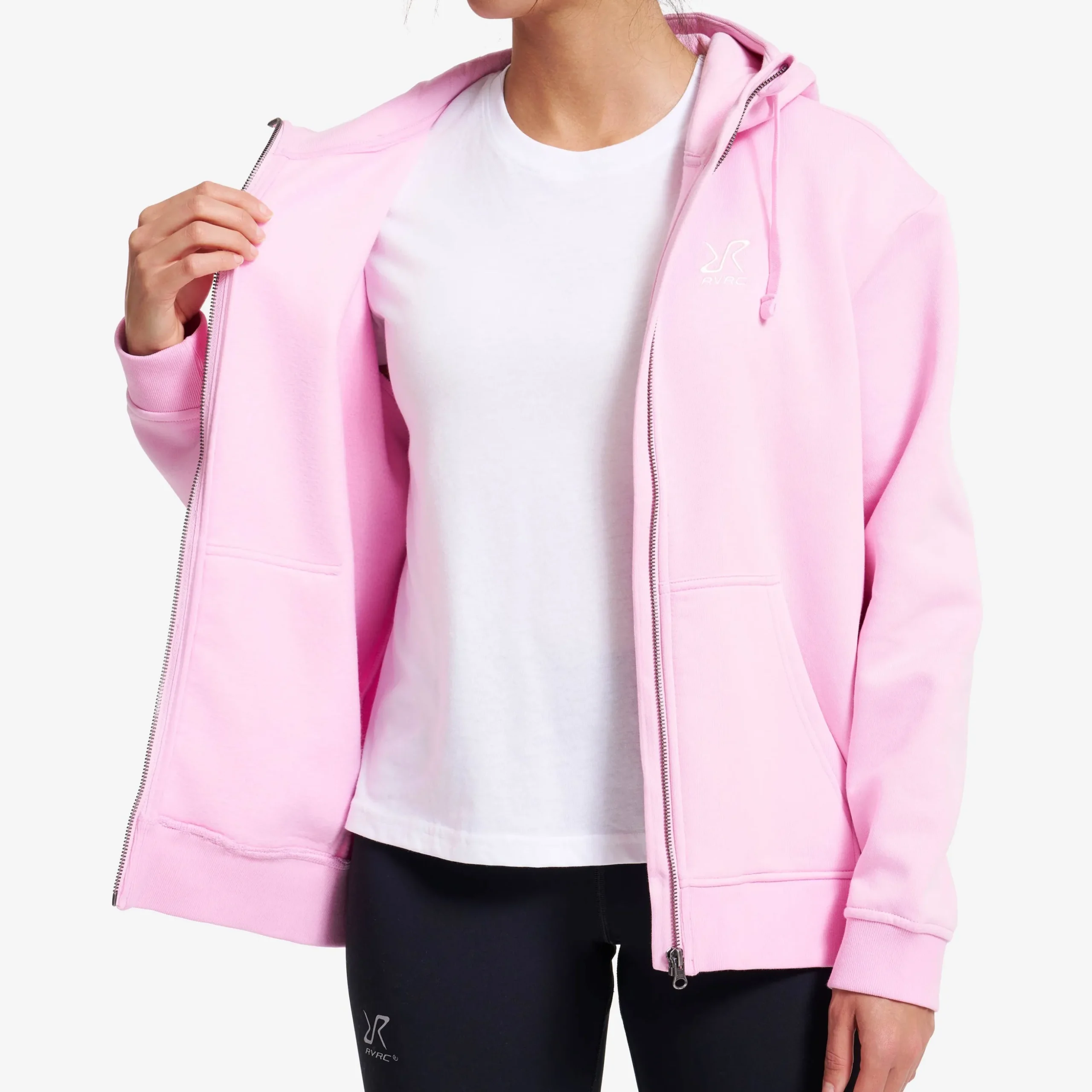 RVRC Full-zip Hoodie Damen Bright Pink