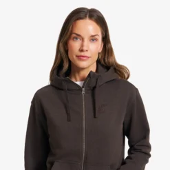 RVRC Full-zip Hoodie Damen Espresso