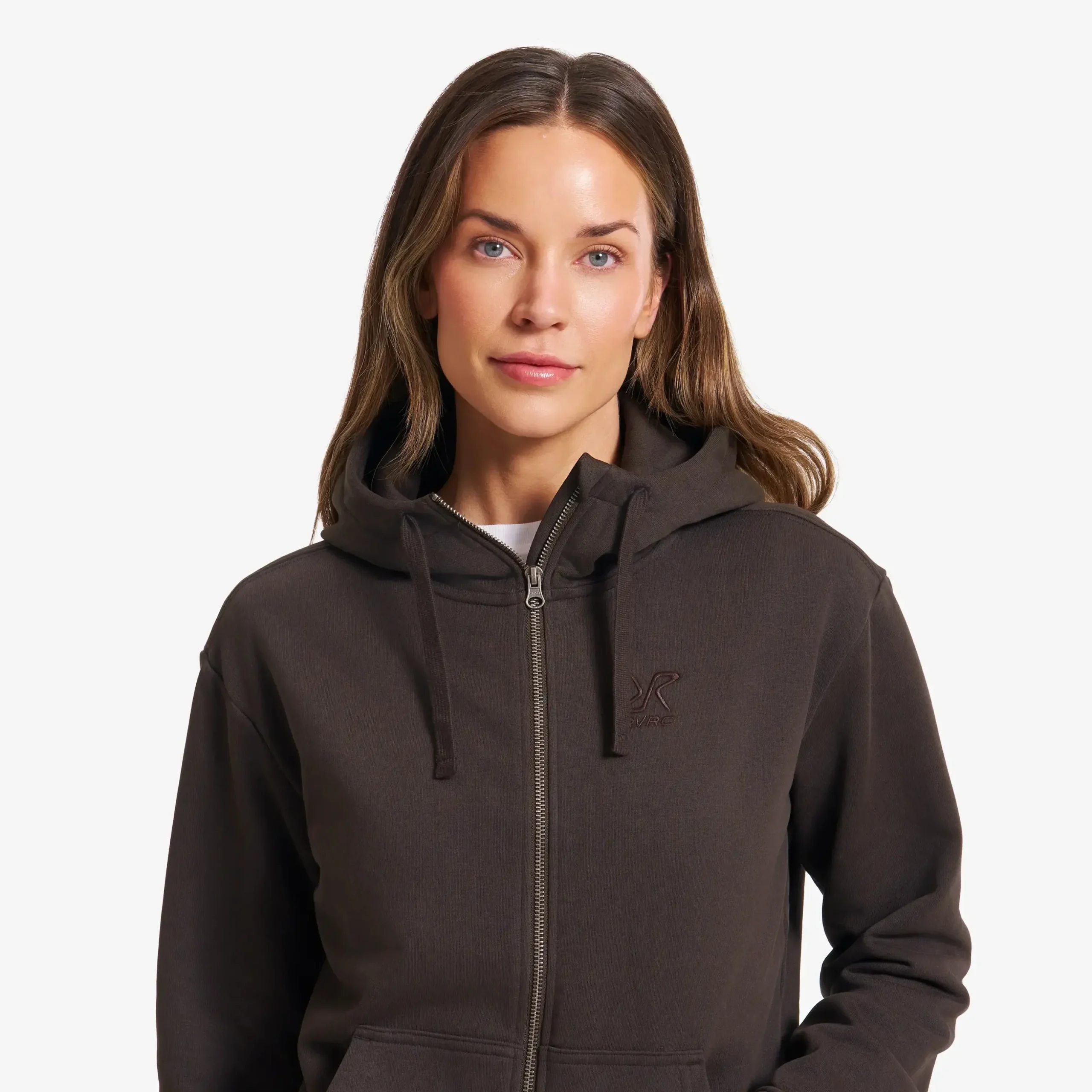 RVRC Full-zip Hoodie Damen Espresso