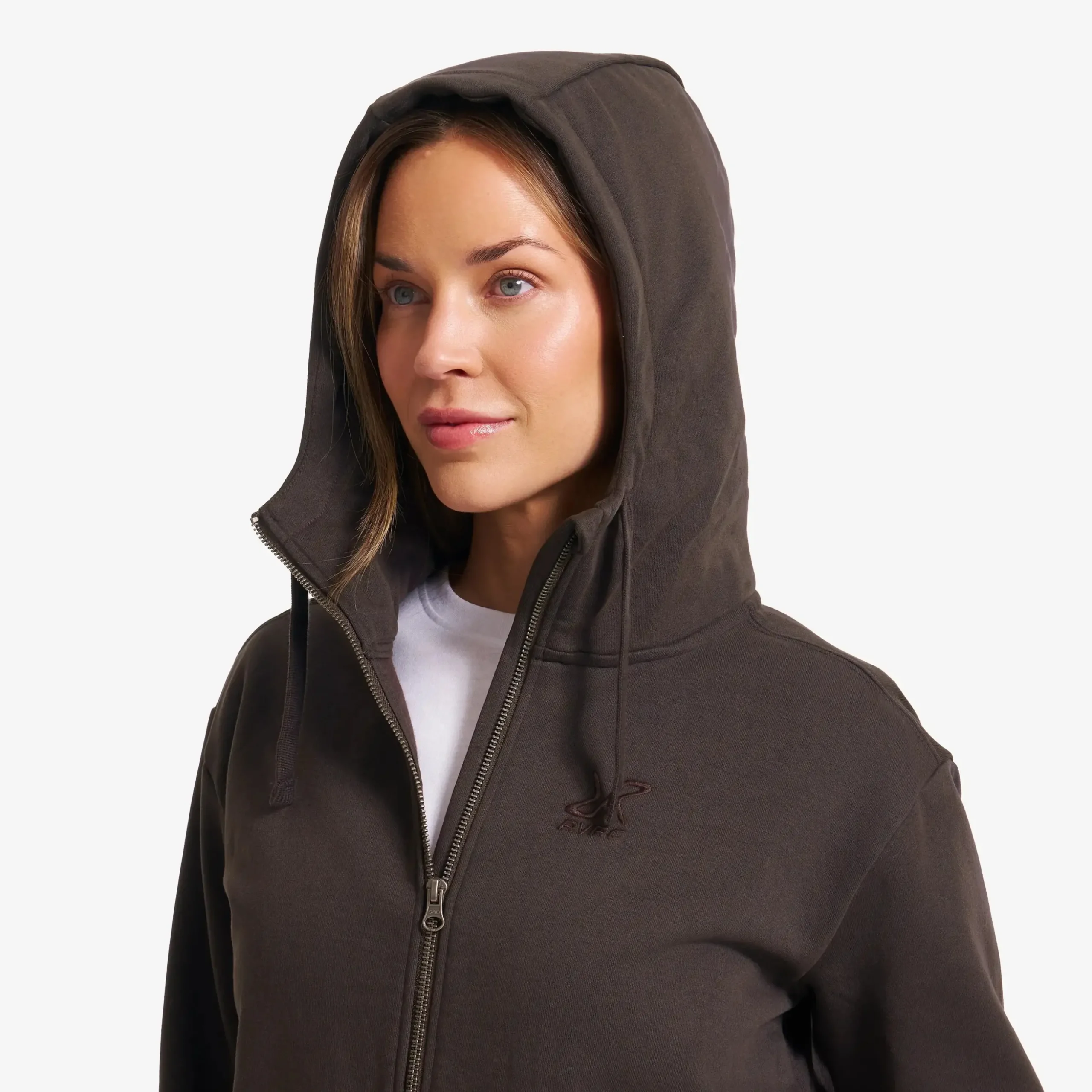 RVRC Full-zip Hoodie Damen Espresso