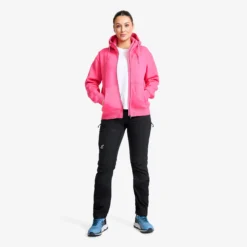 RVRC Full-zip Hoodie Damen Fandango Pink