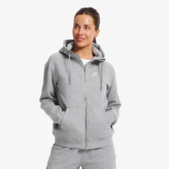 RVRC Full-zip Hoodie Damen Grey Melange
