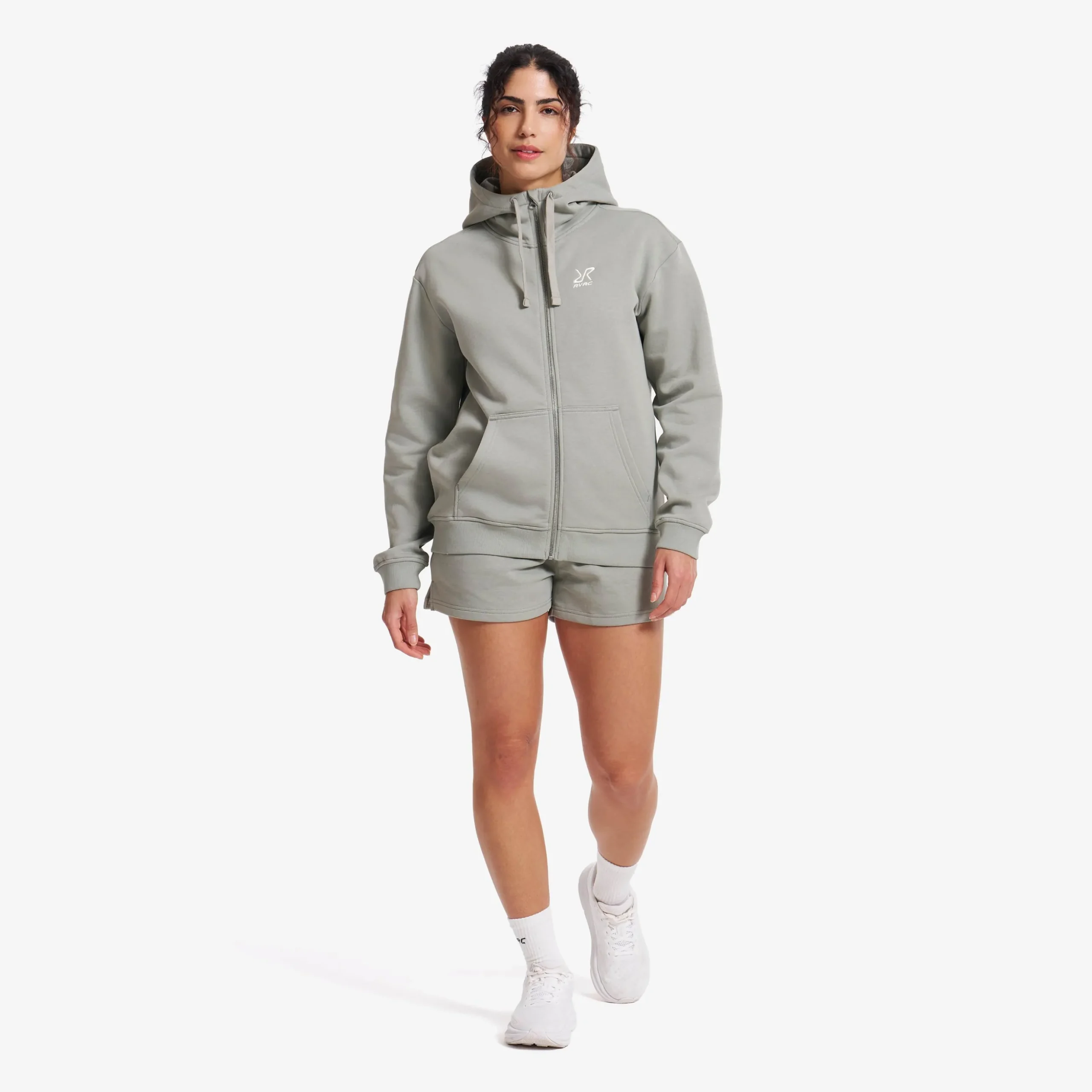 RVRC Full-zip Hoodie Damen Shadow