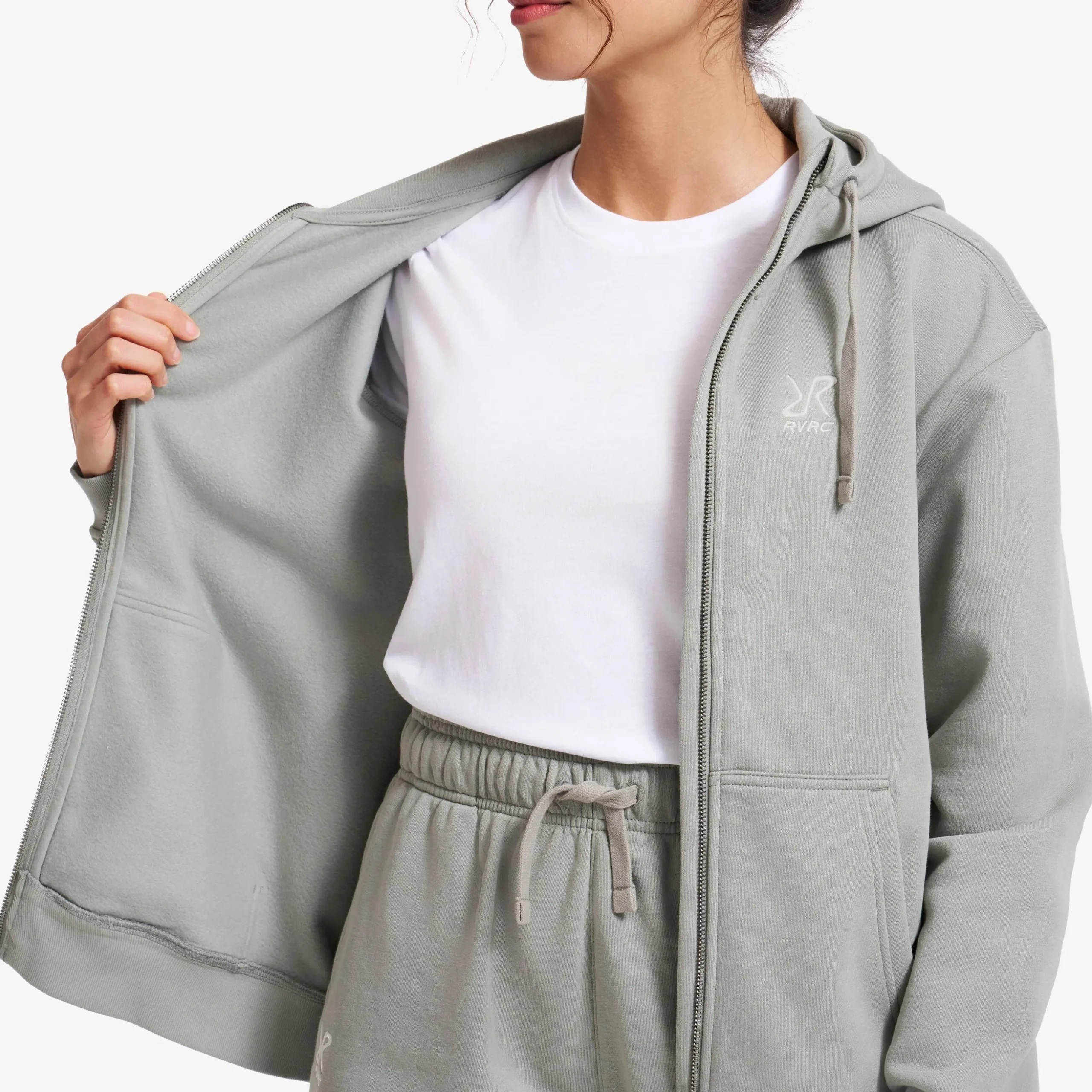 RVRC Full-zip Hoodie Damen Shadow