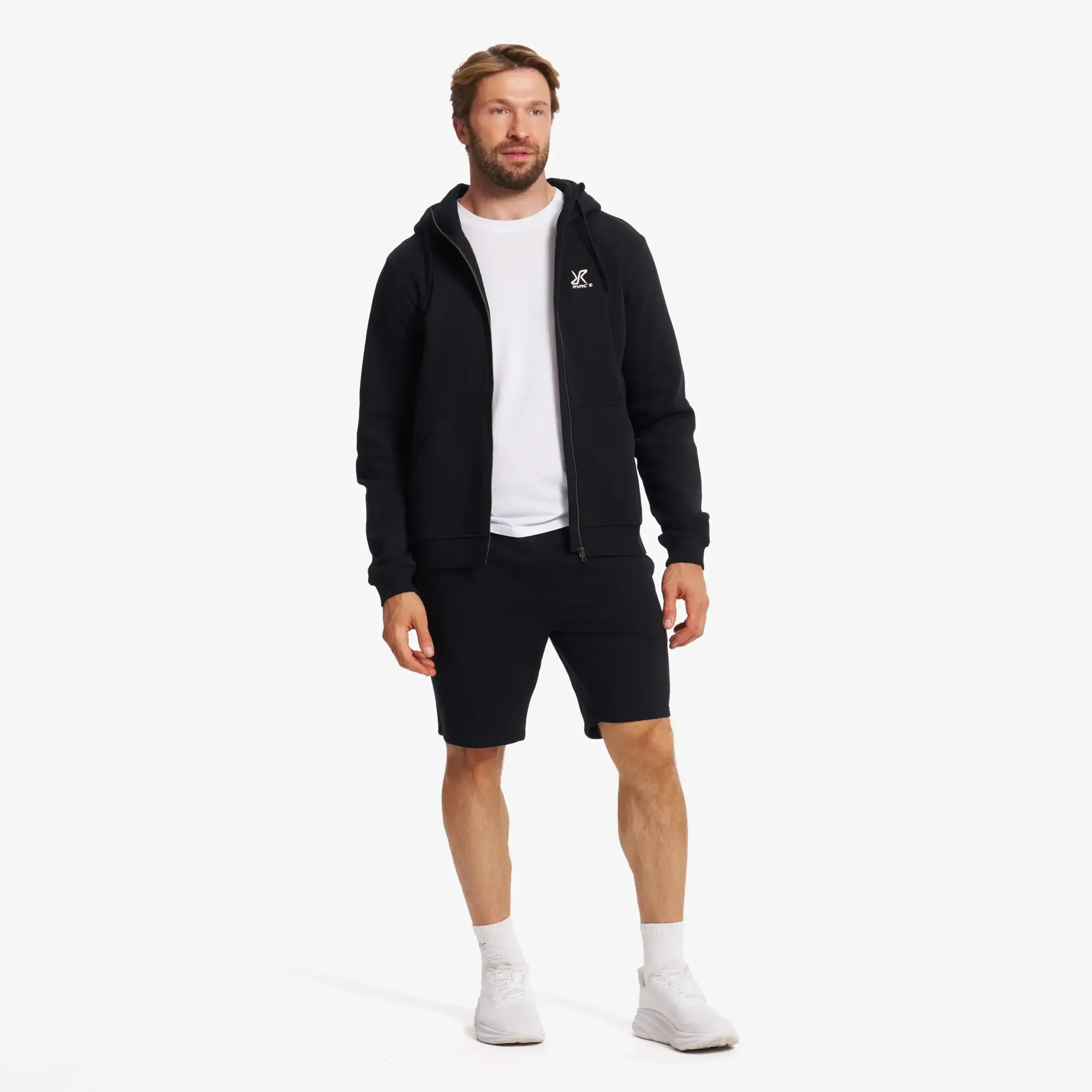 RVRC Full-zip Hoodie Herren Black