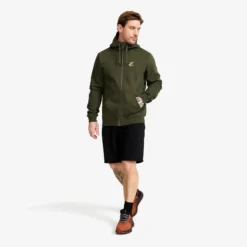 RVRC Full-zip Hoodie Herren Forest Night