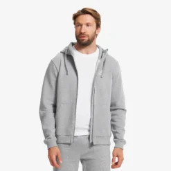 RVRC Full-zip Hoodie Herren Grey Melange