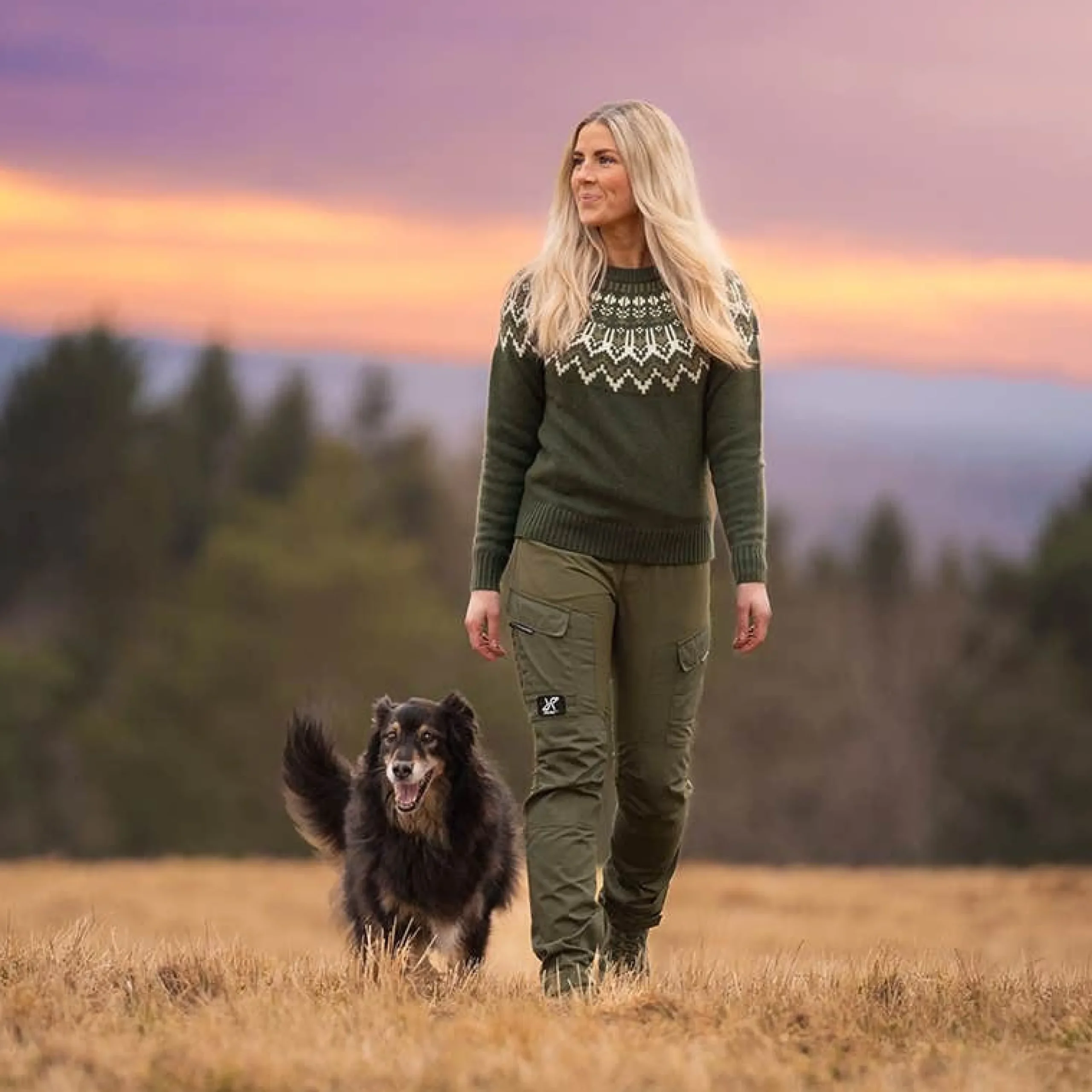 RVRC GP Pants Damen Olive Night