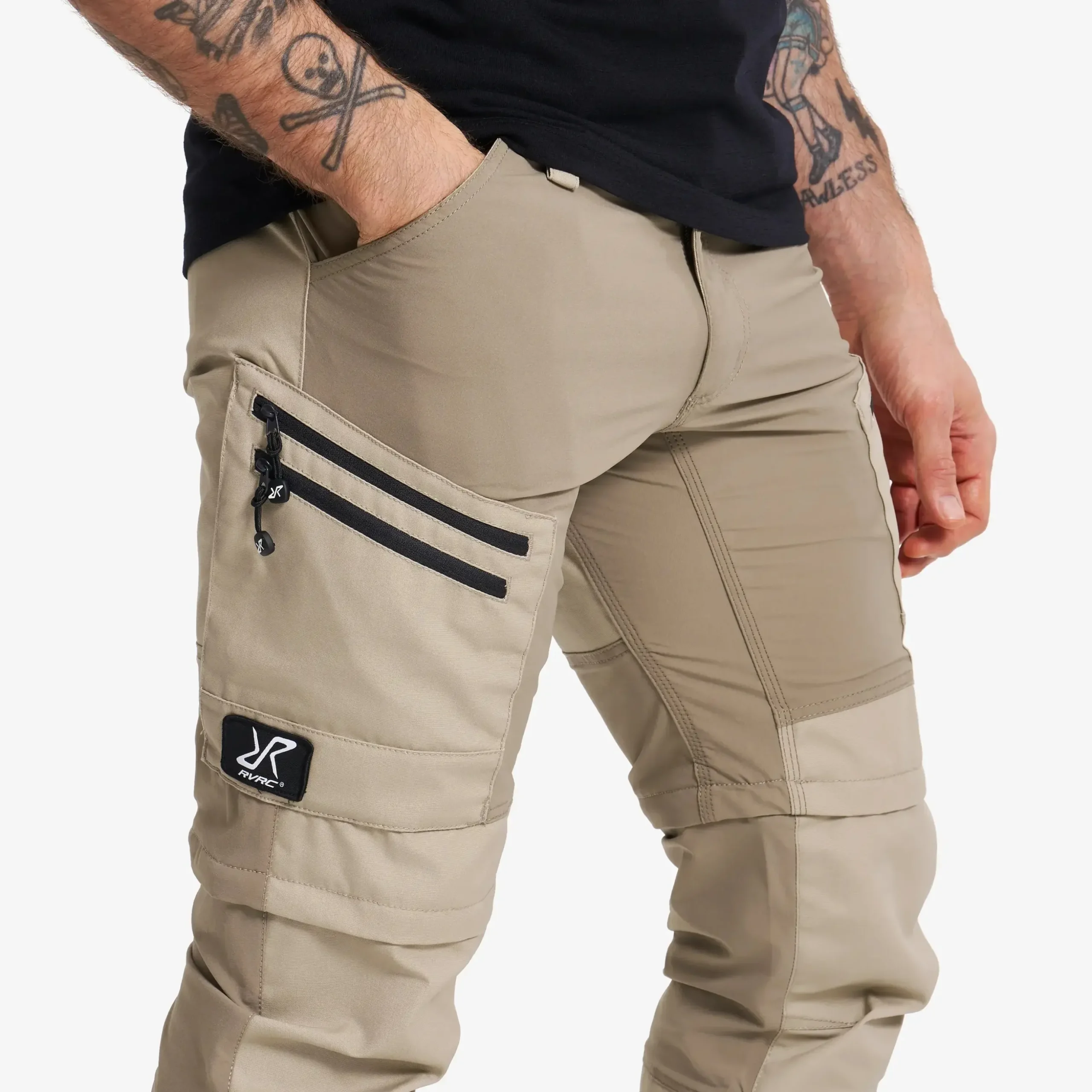 RVRC GP Pro Zip-off Pants Herren Aluminium/Brindle