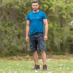 RVRC GP Shorts Herren Anthracite Camo