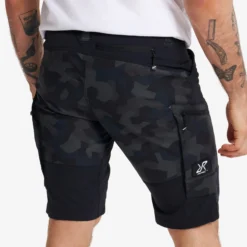 RVRC GP Shorts Herren Anthracite Camo