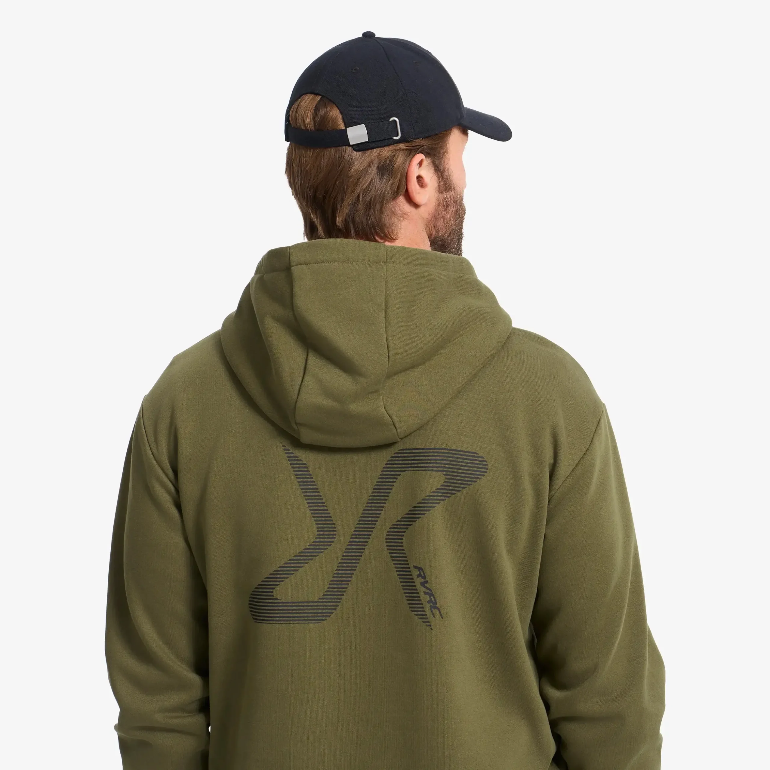 RVRC Graphic Hoodie Herren Dark Olive
