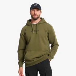 RVRC Graphic Hoodie Herren Dark Olive