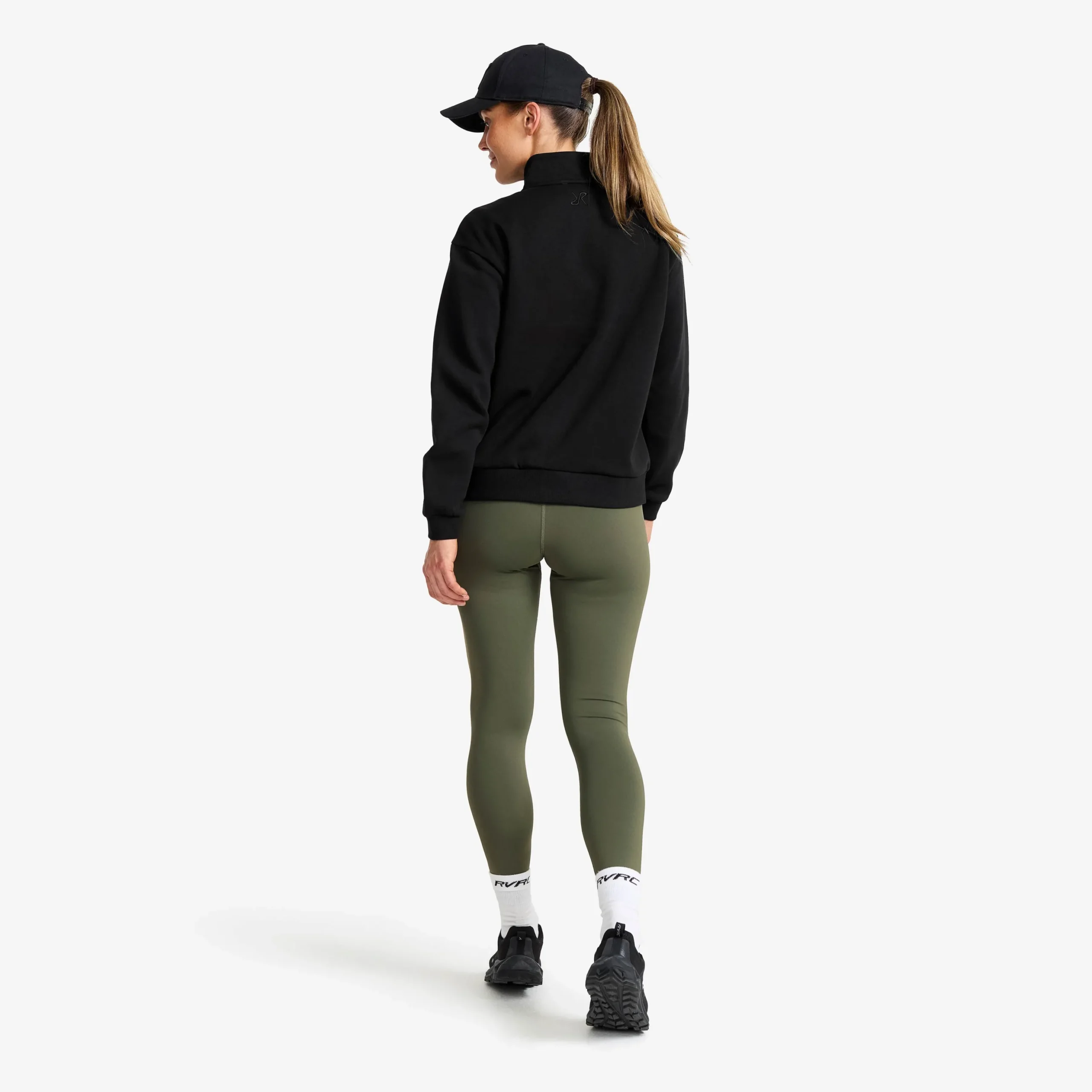 RVRC Half-zip Sweater Damen Black