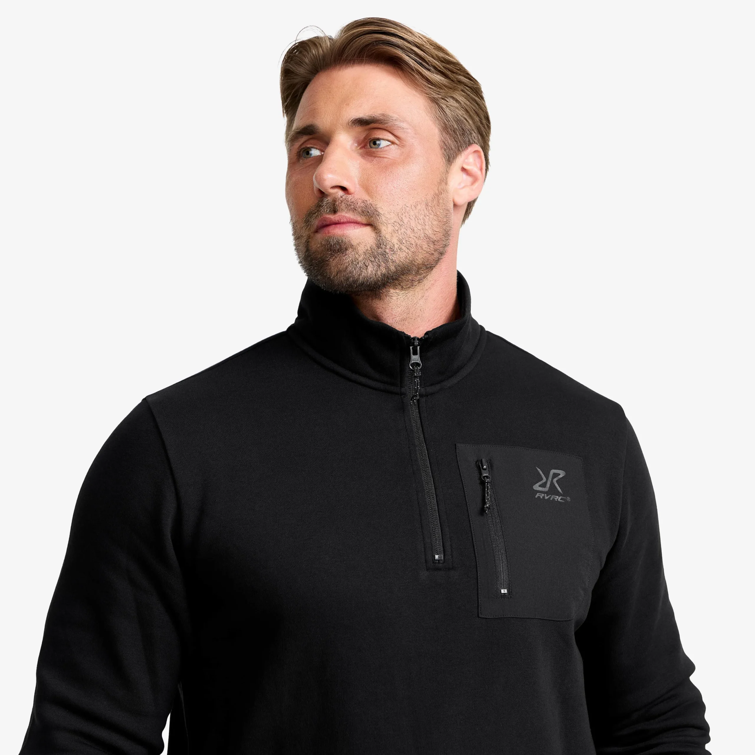 RVRC Half-zip Sweater Herren Black