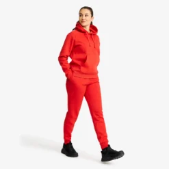 RVRC Hoodie Damen Aurora Red