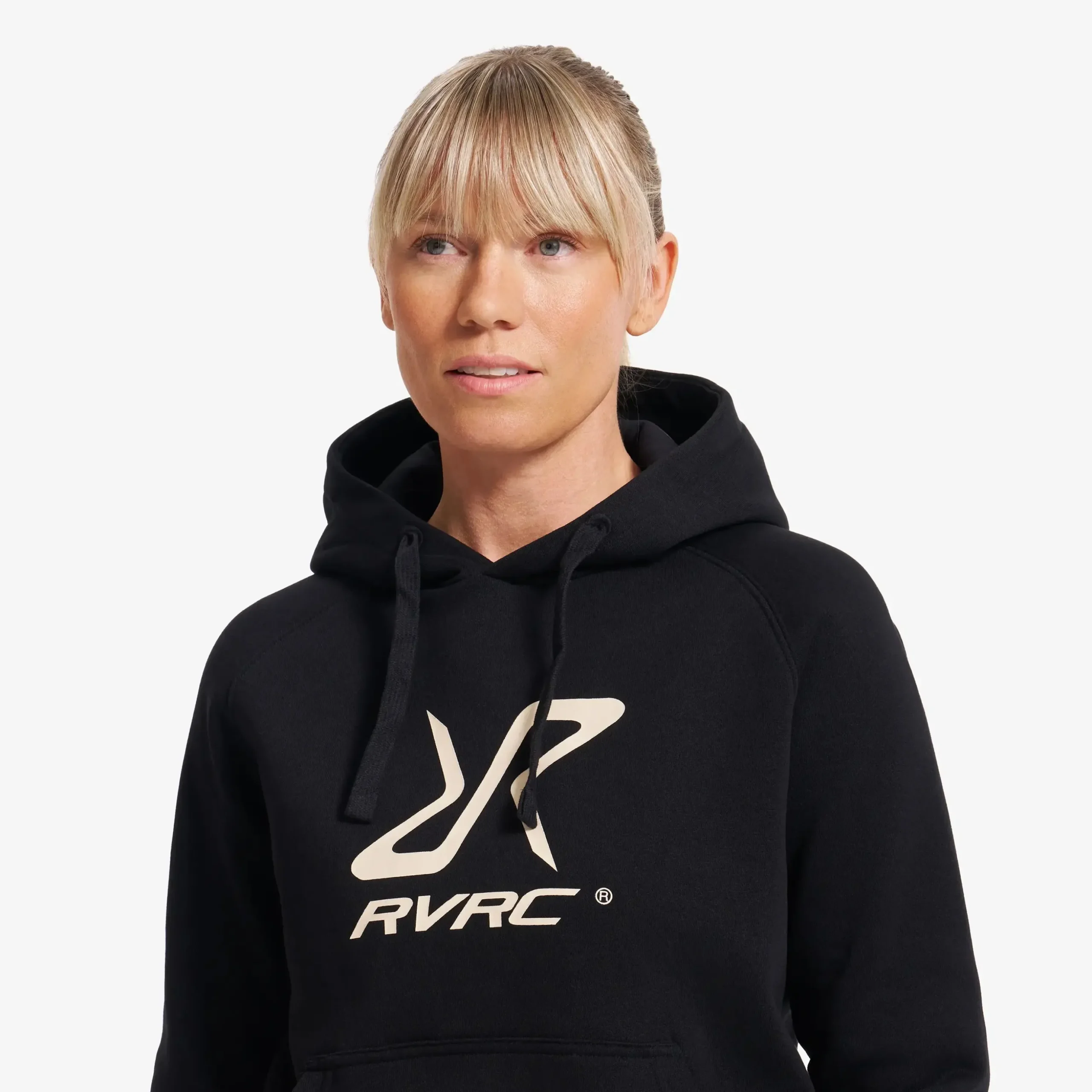 RVRC Hoodie Damen Black/Oatmeal