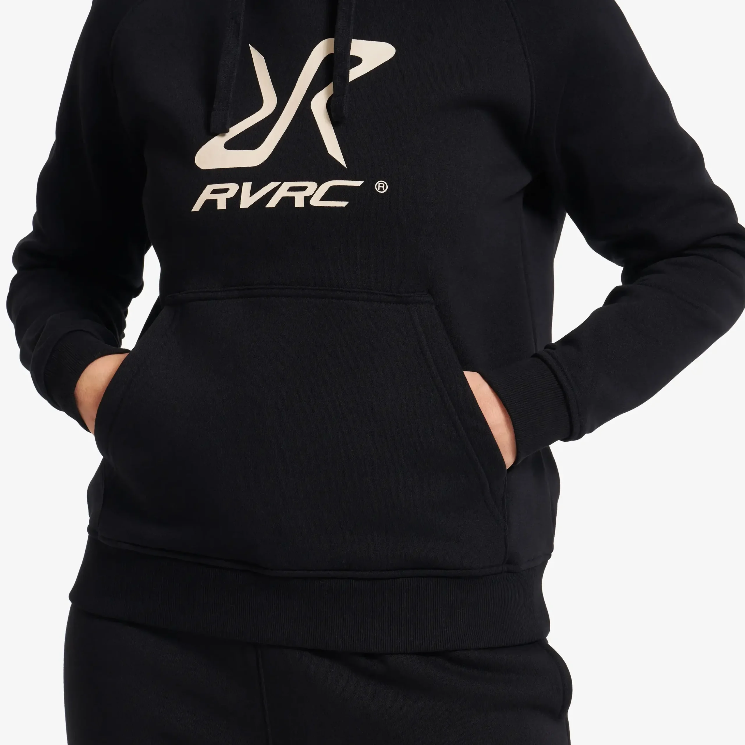 RVRC Hoodie Damen Black/Oatmeal