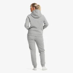 RVRC Hoodie Damen Grey Melange/Oatmeal