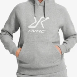 RVRC Hoodie Damen Grey Melange/Oatmeal