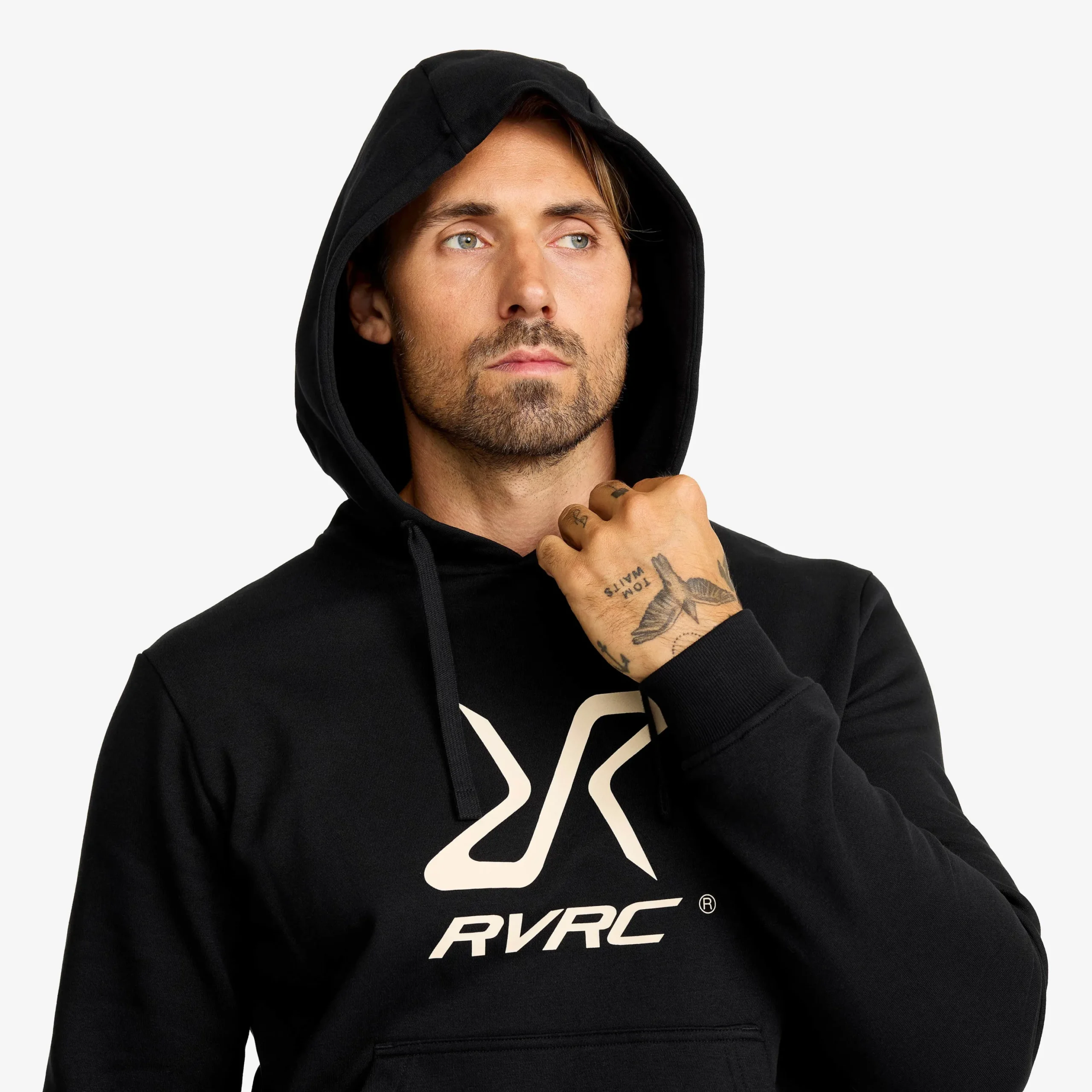 RVRC Hoodie Herren Black/Oatmeal