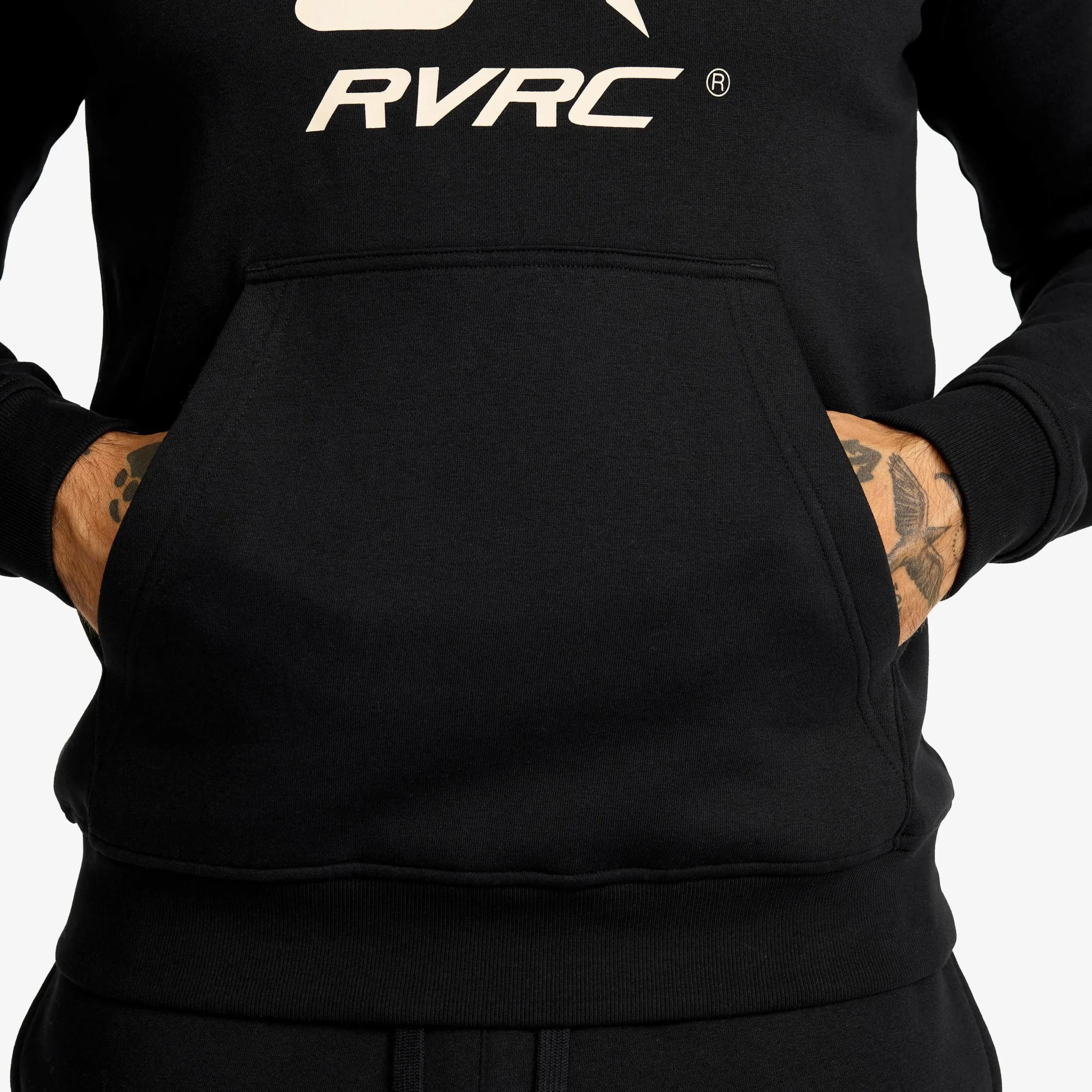 RVRC Hoodie Herren Black/Oatmeal