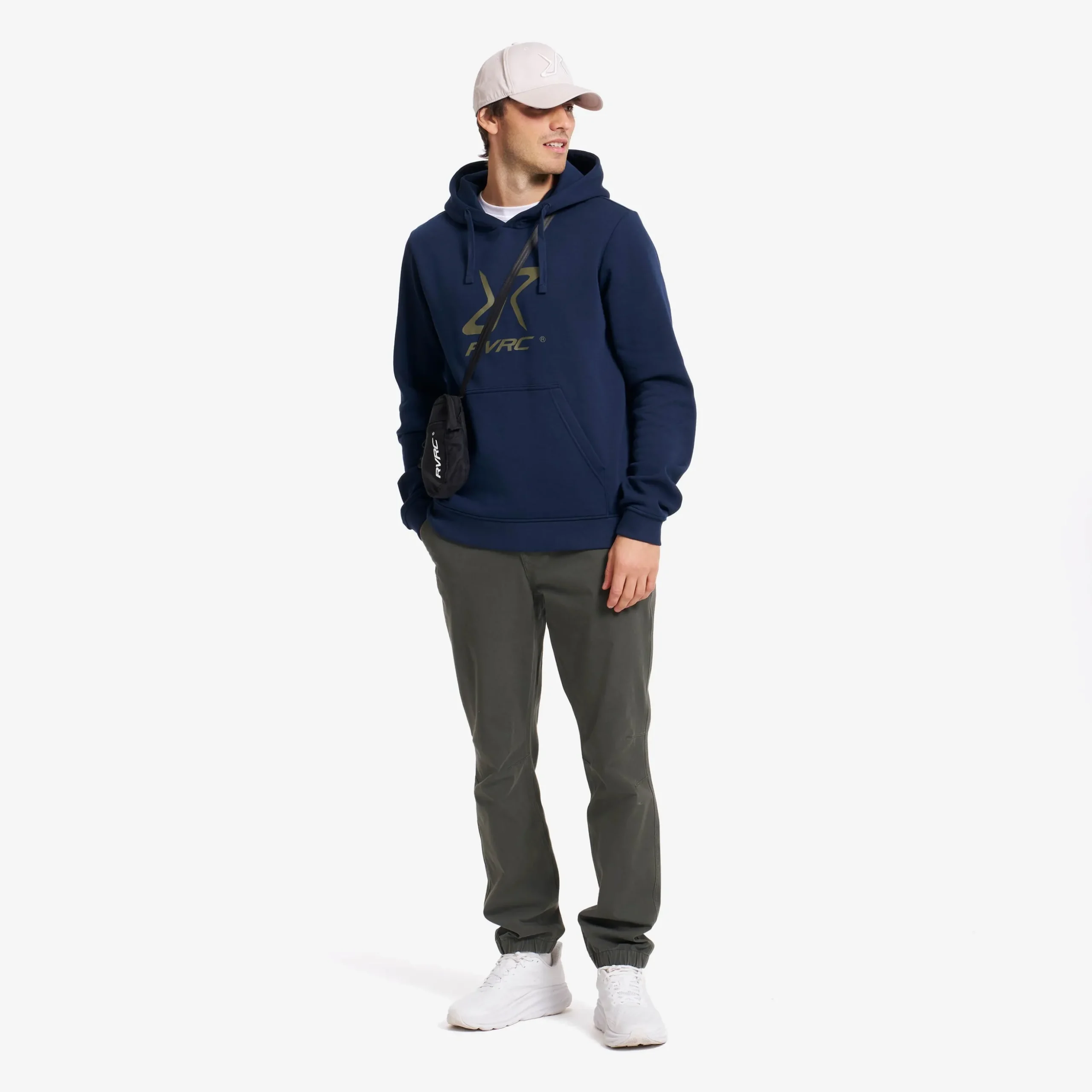 RVRC Hoodie Herren Deep Navy/Grape Leaf