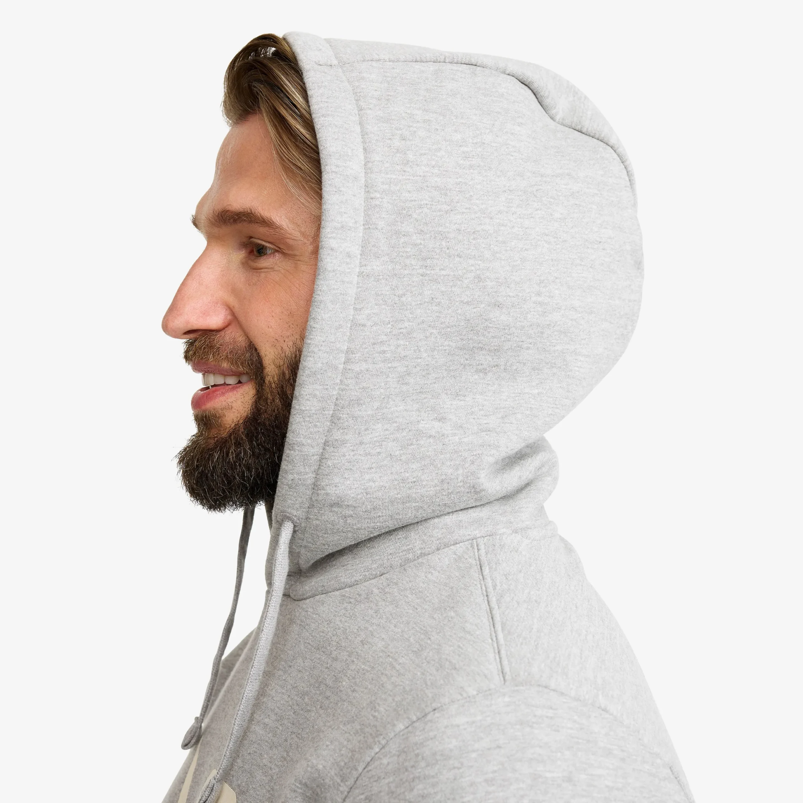 RVRC Hoodie Herren Grey Melange/Oatmeal
