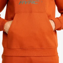 RVRC Hoodie Herren Terracotta Brown/Forest Night