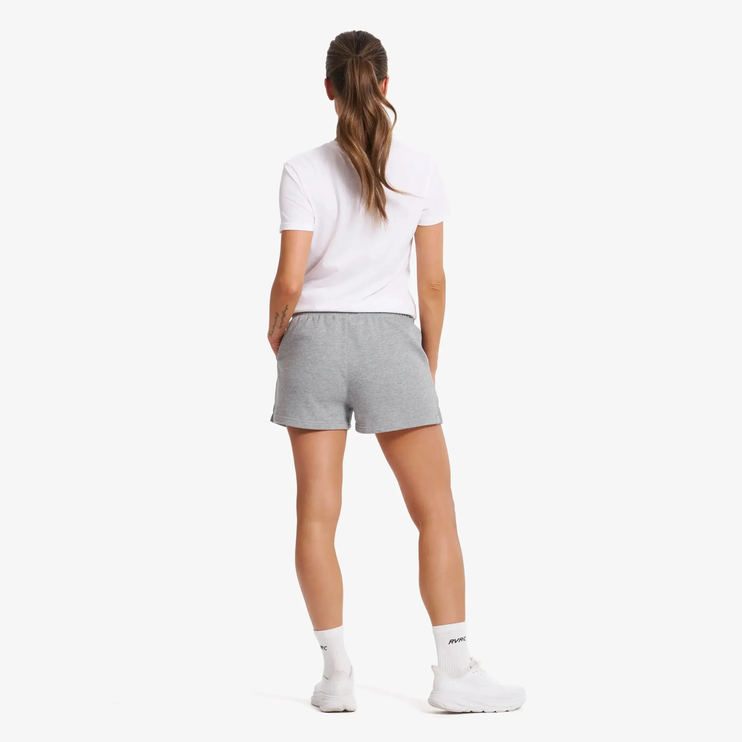 RVRC Sweat Shorts Damen Grey Melange