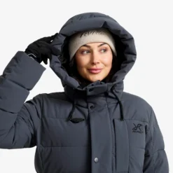 Scenic Insulated Long Parka Damen India Ink