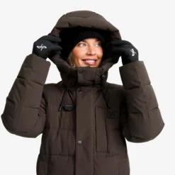 Scenic Insulated Long Parka Damen Espresso