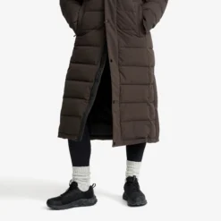 Scenic Insulated Long Parka Damen Espresso