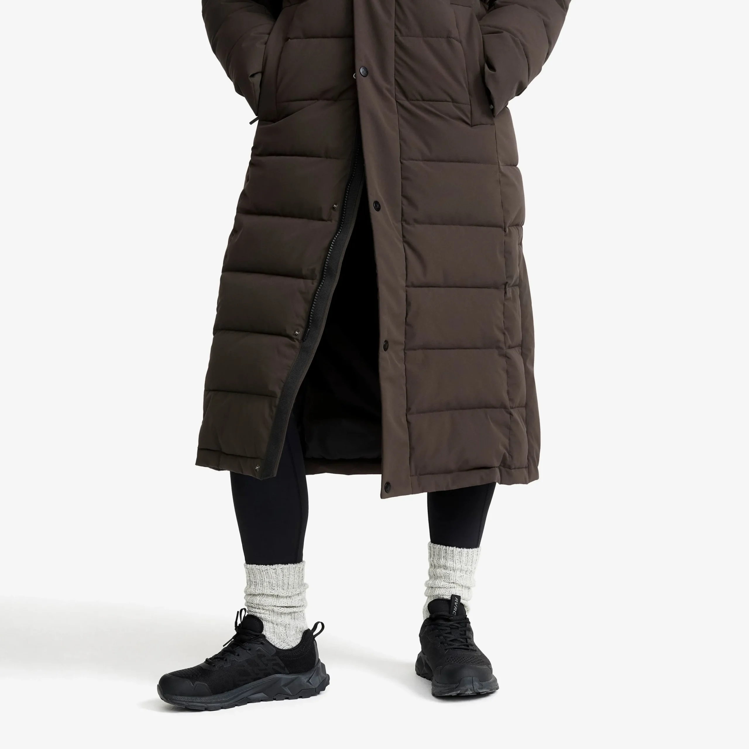 Scenic Insulated Long Parka Damen Espresso