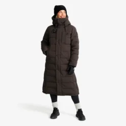 Scenic Insulated Long Parka Damen Espresso