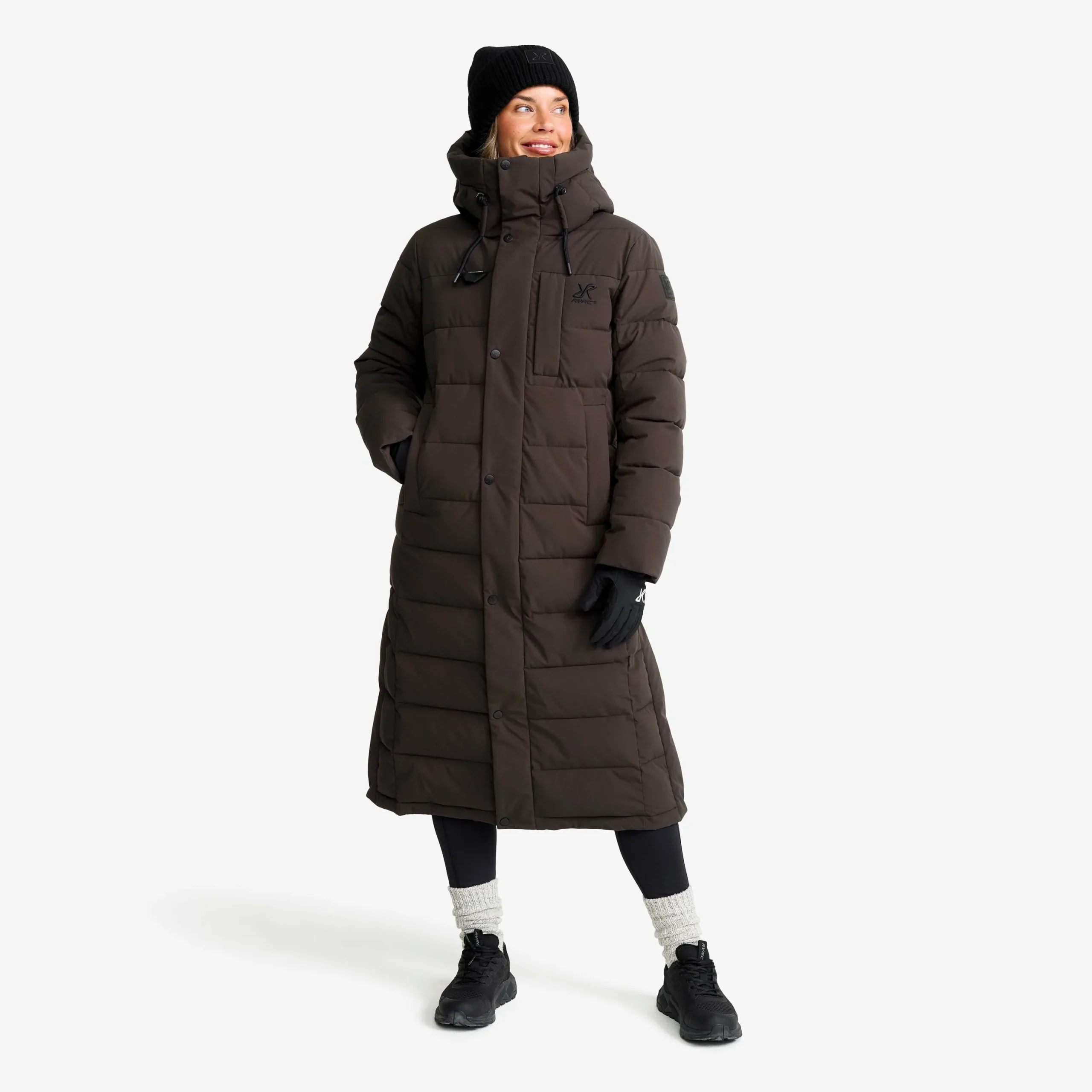 Scenic Insulated Long Parka Damen Espresso