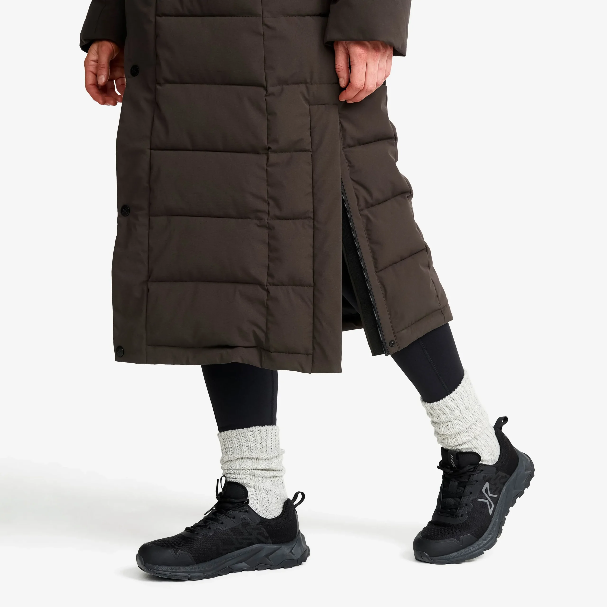 Scenic Insulated Long Parka Damen Espresso