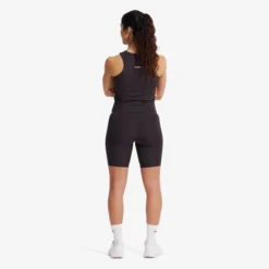Shape Ribbed Biker Shorts Damen Espresso