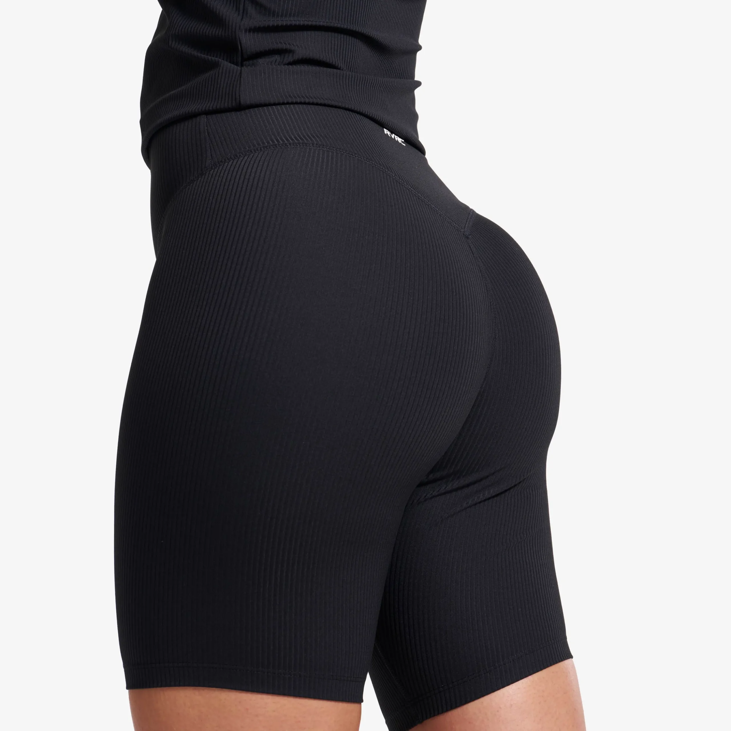 Shape Ribbed Biker Shorts Damen Black