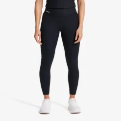 Shape Ribbed Leggings Damen Black