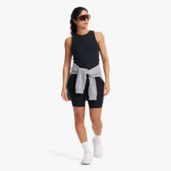 Shape Ribbed Tank Top Damen Black