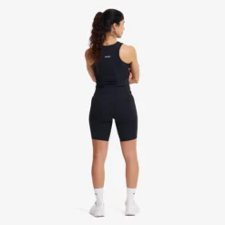 Shape Ribbed Tank Top Damen Black
