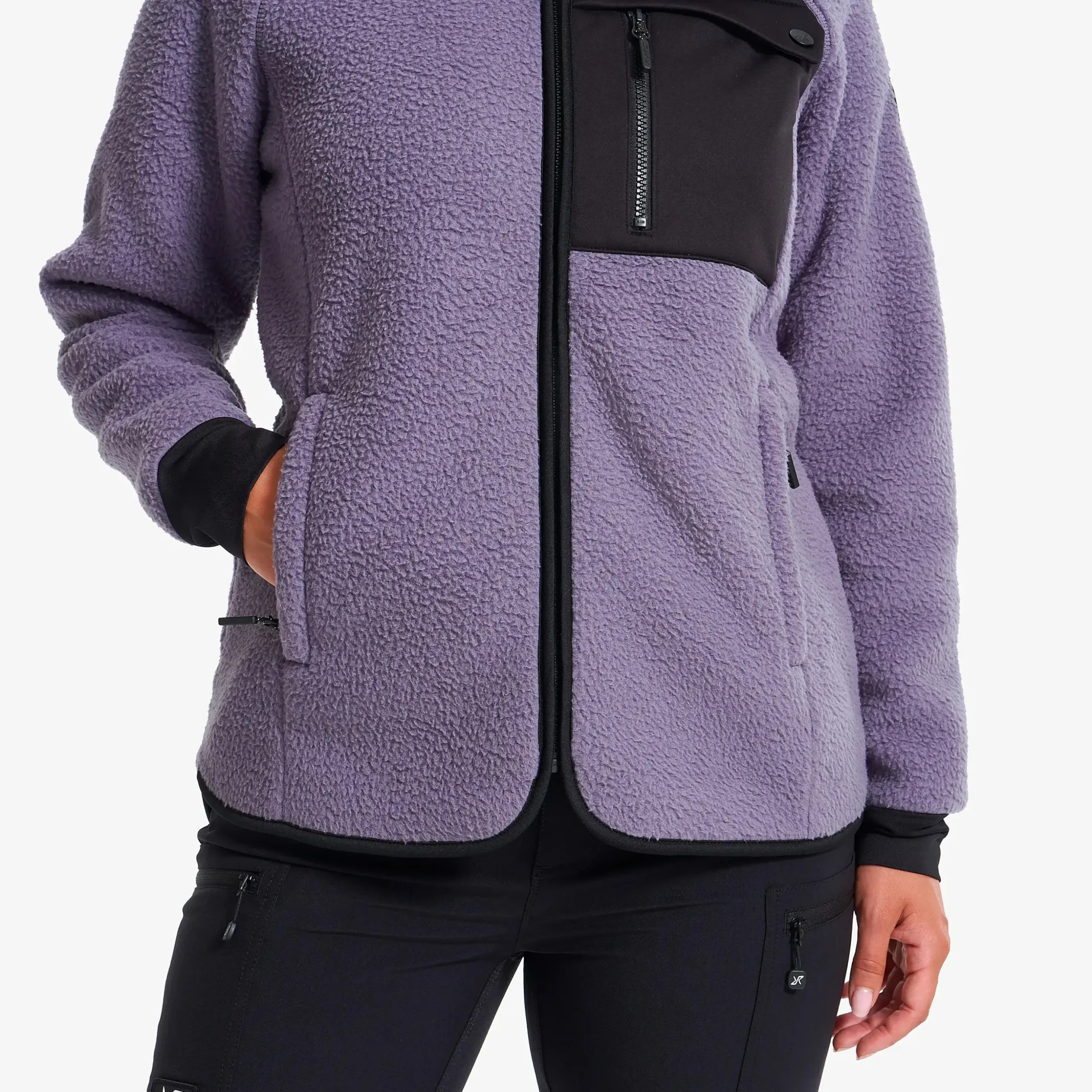 Sherpa Hoodie Damen Cadet