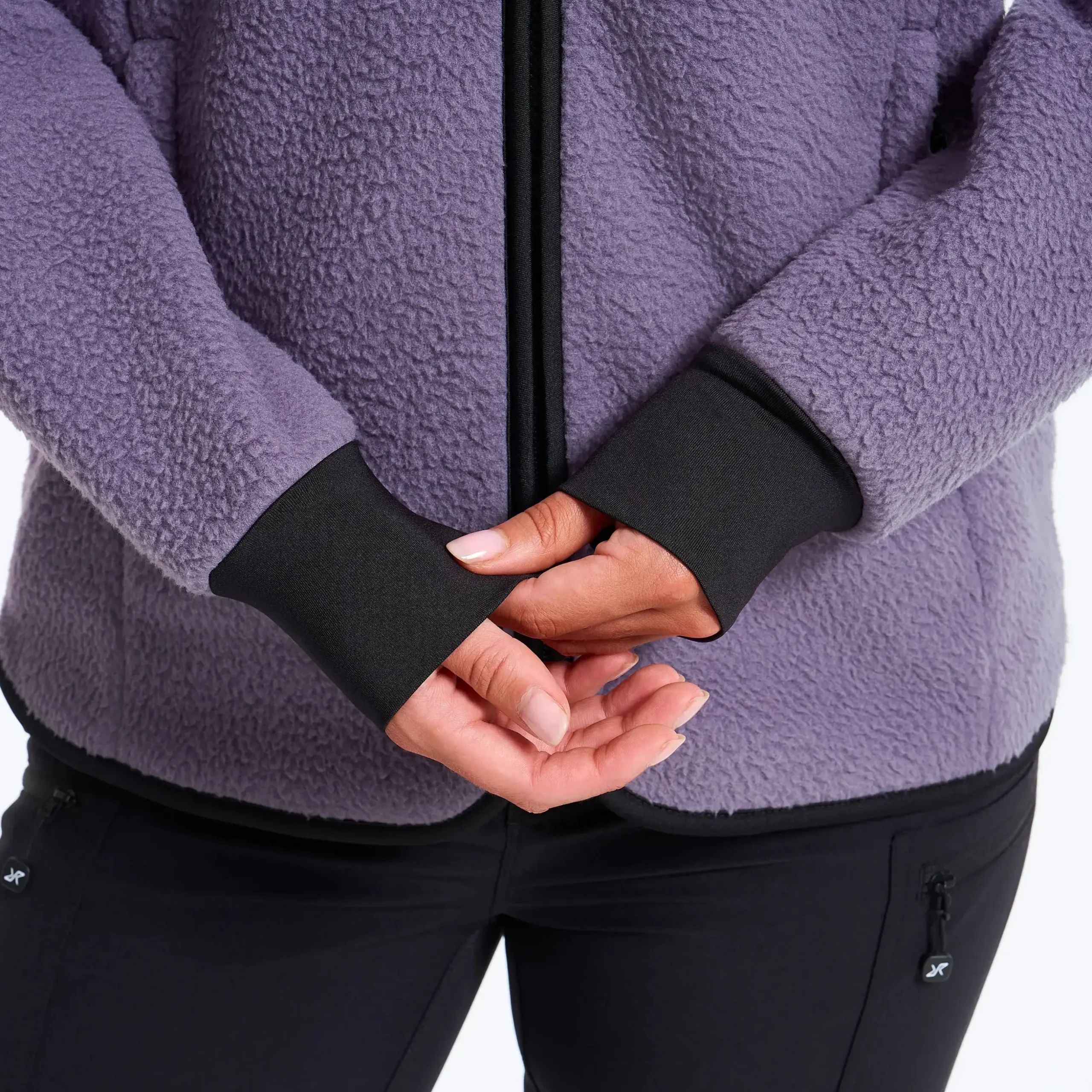 Sherpa Hoodie Damen Cadet