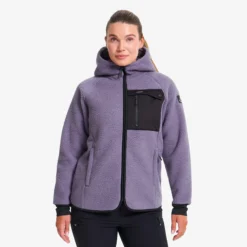 Sherpa Hoodie Damen Cadet