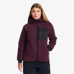Sherpa Hoodie Damen Winetasting