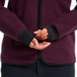 Sherpa Hoodie Damen Winetasting