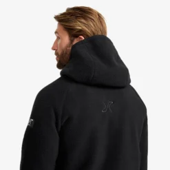 Sherpa Hoodie Herren Caviar