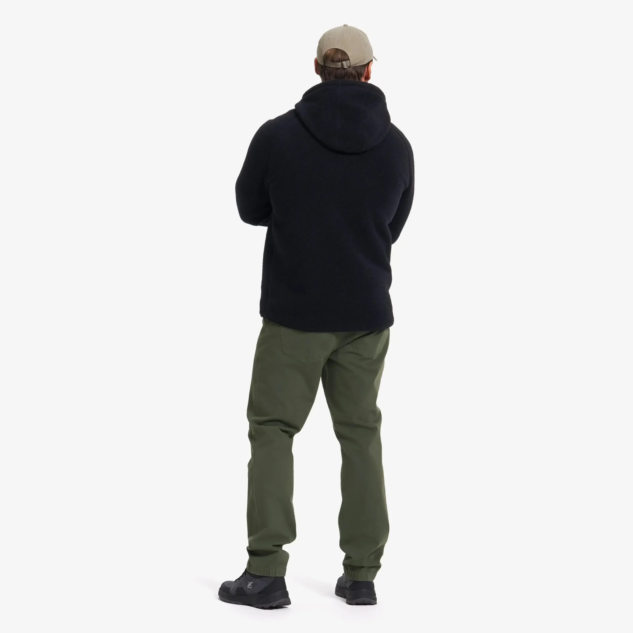 Sherpa Light Hooded Fleece Herren Black
